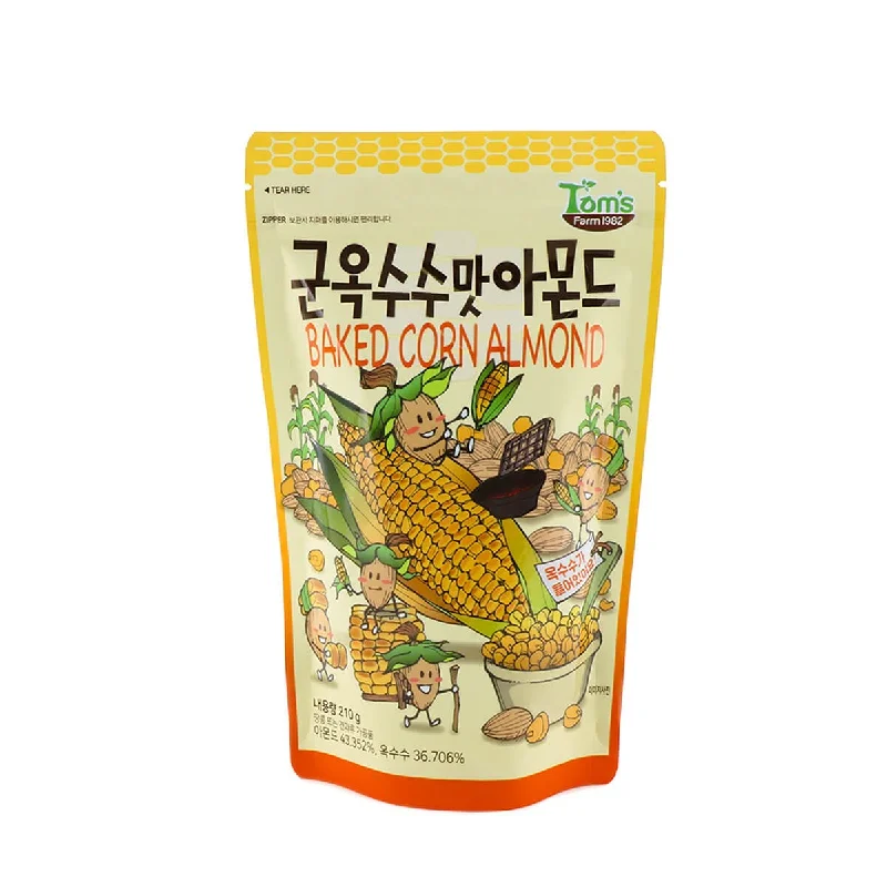 Gilim Tom's Farm Baked Corn Almond 210g