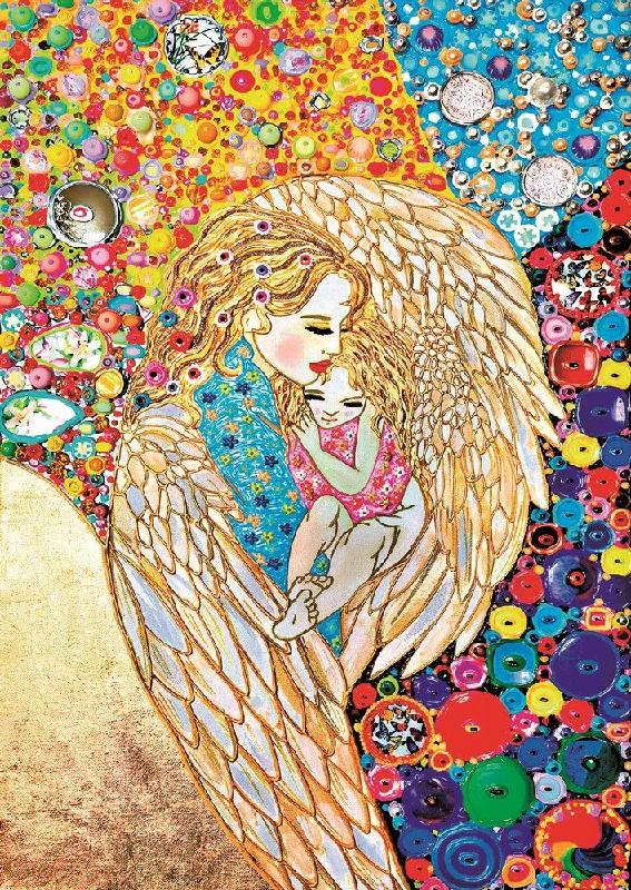 1000pc Angel and Child Irina Bast Special Edition Jigsaw Puzzle