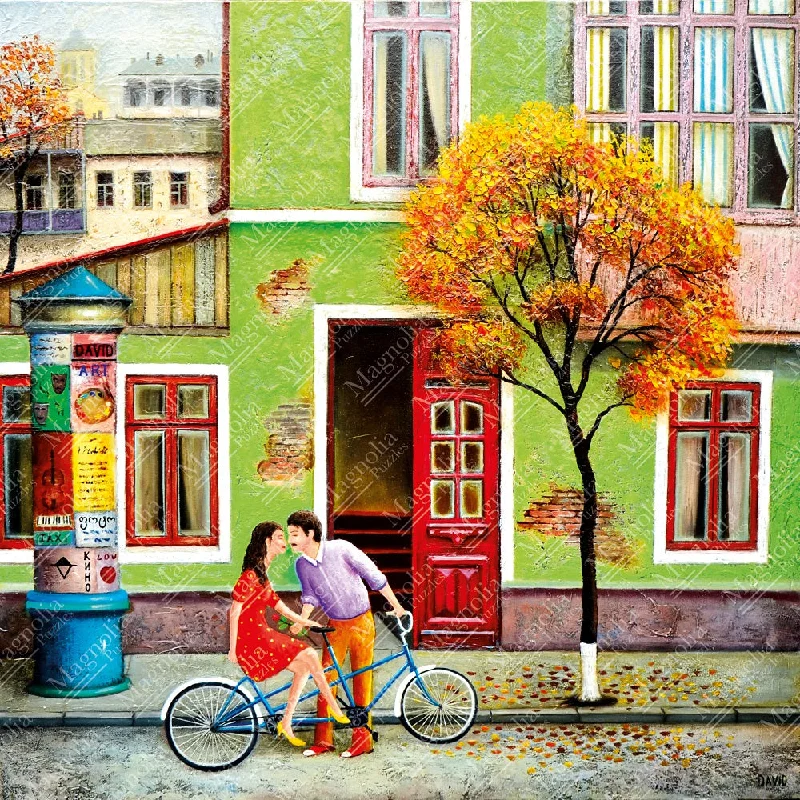 1023pc Autumn Kiss - David Martiashvili Special Edition Jigsaw Puzzle