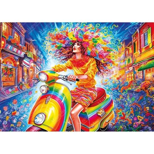 1000pc Blossoming Freedom Elif Hurdogan Special Edition Jigsaw Puzzle