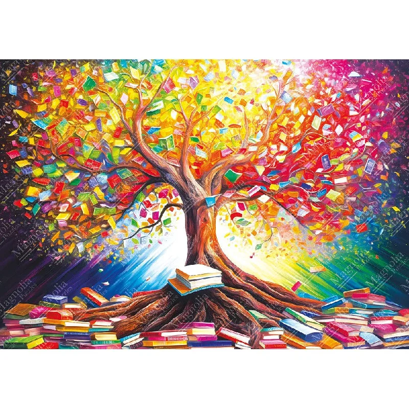 1000pc Tree of Books Elif Hurdogan Special Edition Jigsaw Puzzle