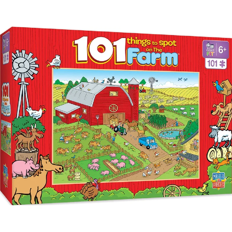 101 Things to Spot - On the Farm - 101 Piece Puzzle