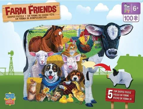 #11707 Farm Friends Shape Puzzle, 100-pc.