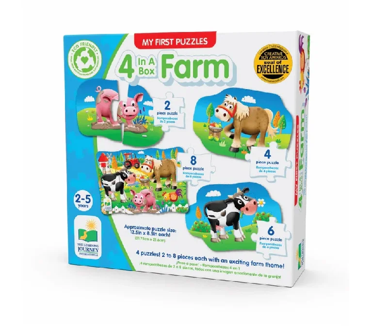 4 in a Box Farm Puzzles