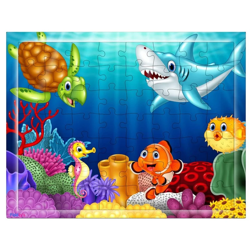 54 Pcs Wood Jigsaw Puzzle | Sea World