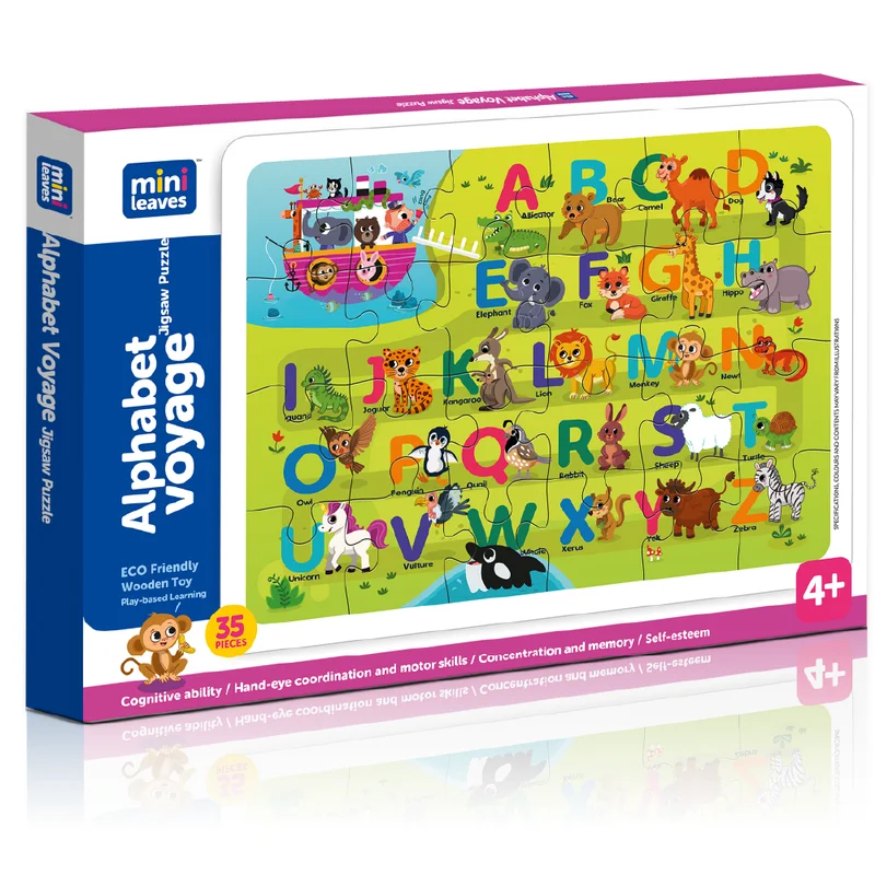 Alphabets Voyage Jigsaw Puzzle 35 Piece Puzzle for Kids