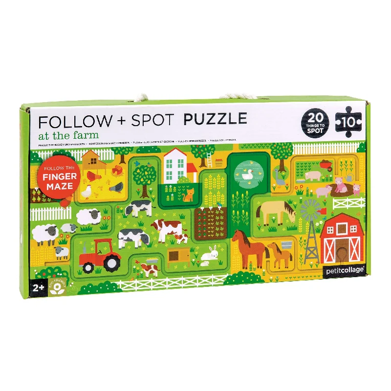 At the Farm Follow + Spot Puzzle