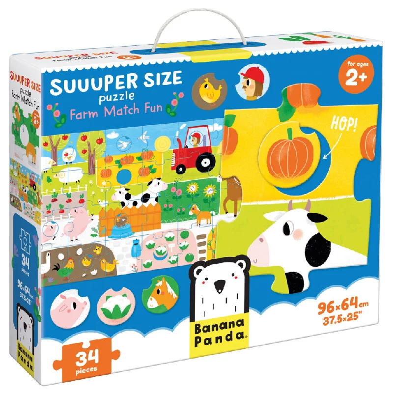 Banana Panda Suuuper Size Puzzle Farm Match Fun