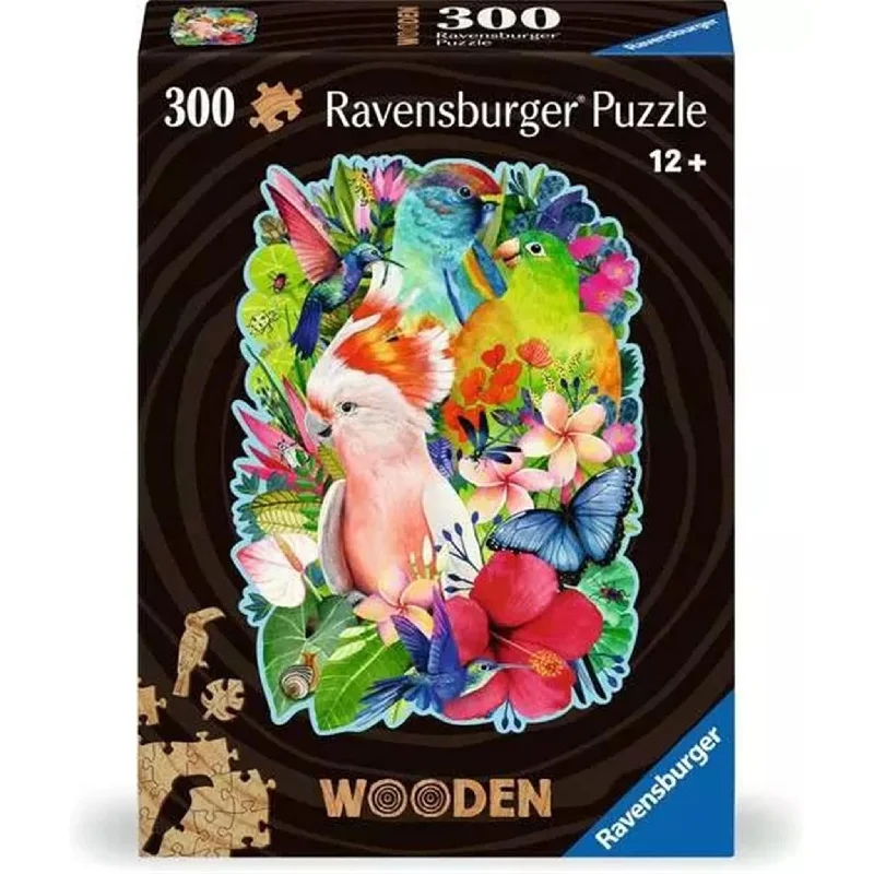 Beautiful Birds Wooden 300 Piece Puzzle Ravensburger