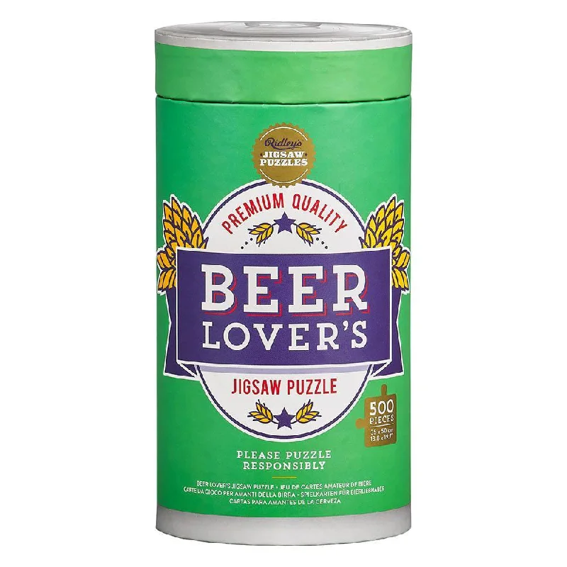 Beer Lover's 500 Piece Jigsaw Puzzle