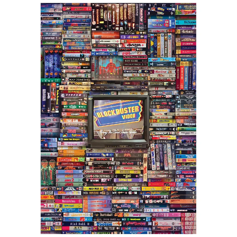 Blockbuster Era 1000-Piece Jigsaw Puzzle | Toynk Exclusive