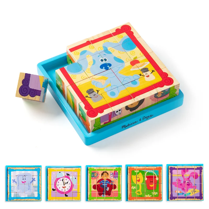 Blue's Clues & You! Wooden Cube Puzzle - 16 Pieces