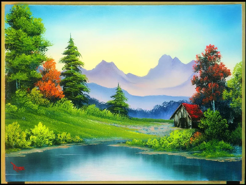 Bob Ross Trapper's Cabin Nature Puzzle | 1000 Piece Jigsaw Puzzle