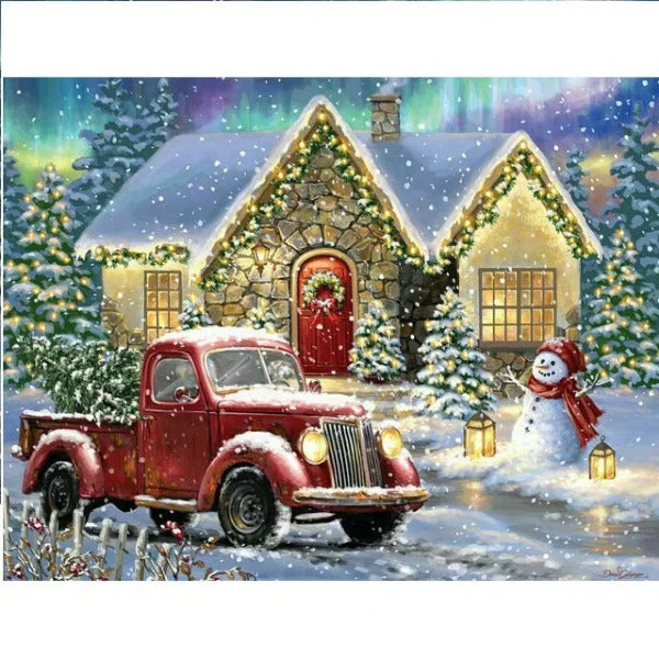 Christmas Light Lane 500 Piece Jigsaw Puzzle