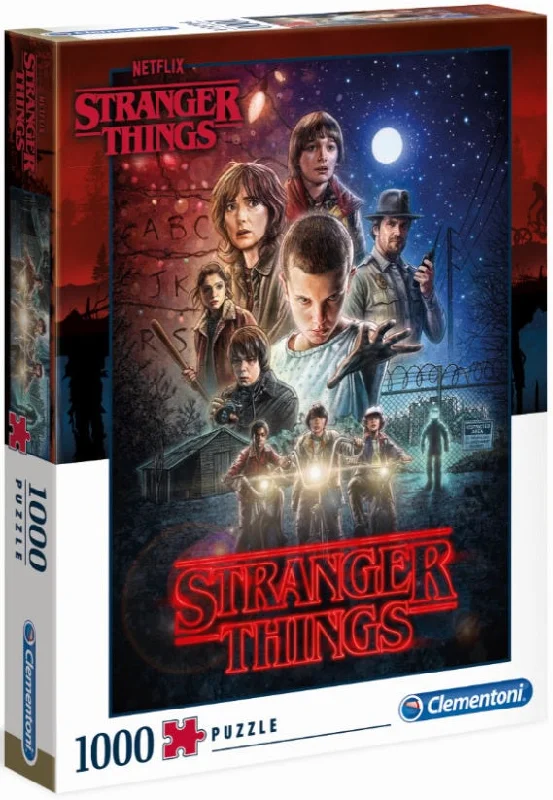 Clementoni Puzzle Netflix Stranger Things Season One Puzzle 1,000 pieces Jigsaw Puzzle