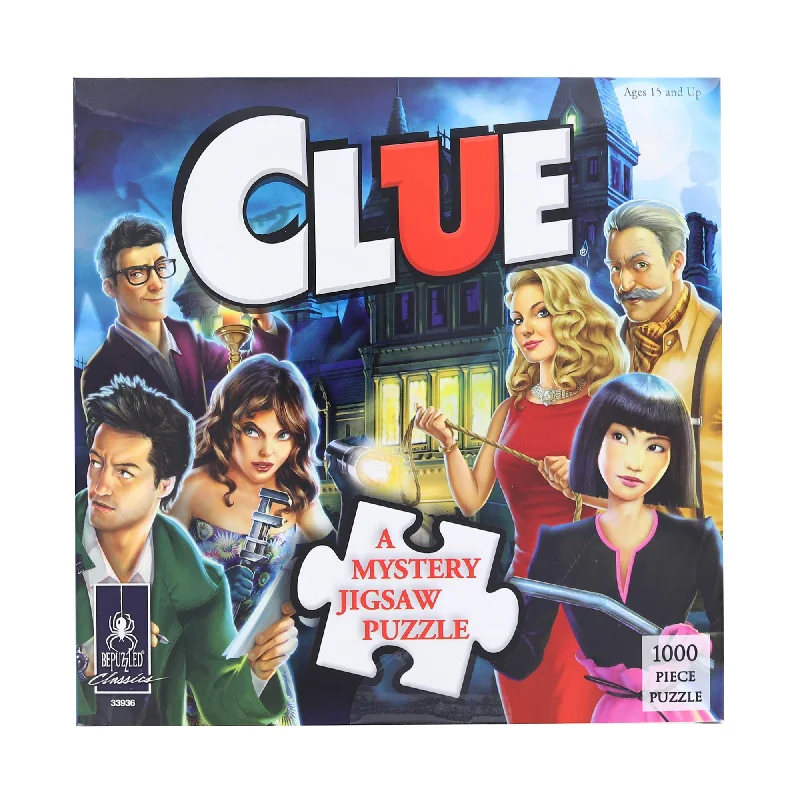 Clue 1000 Piece Mystery Jigsaw Puzzle