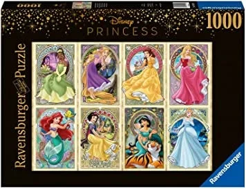 Disney Art Nouveau Princesses 1000 piece Jigsaw Puzzle