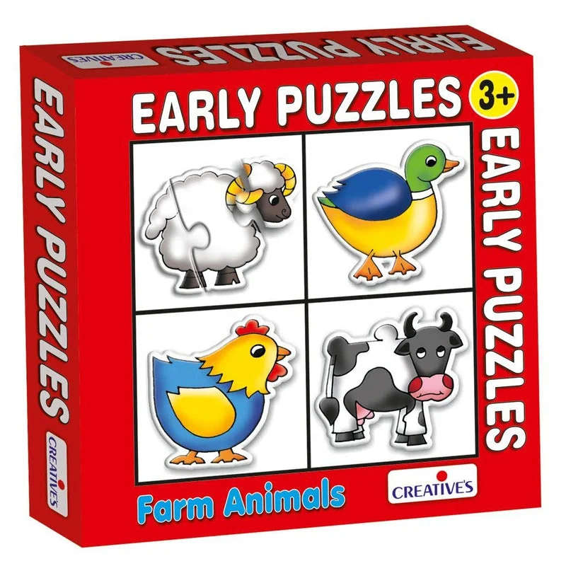 Early Puzzles - Farms Animals (Educational Puzzle Game)