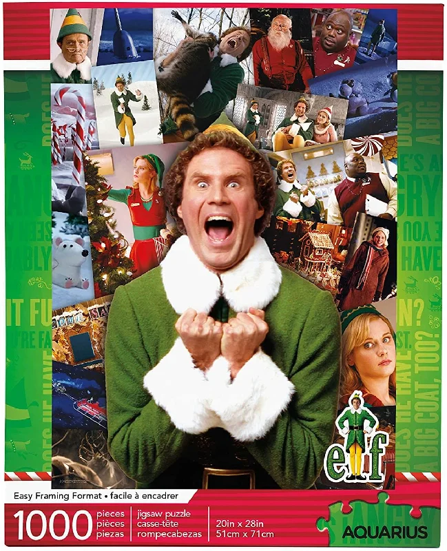 Elf Collage 1000 Piece Jigsaw Puzzle