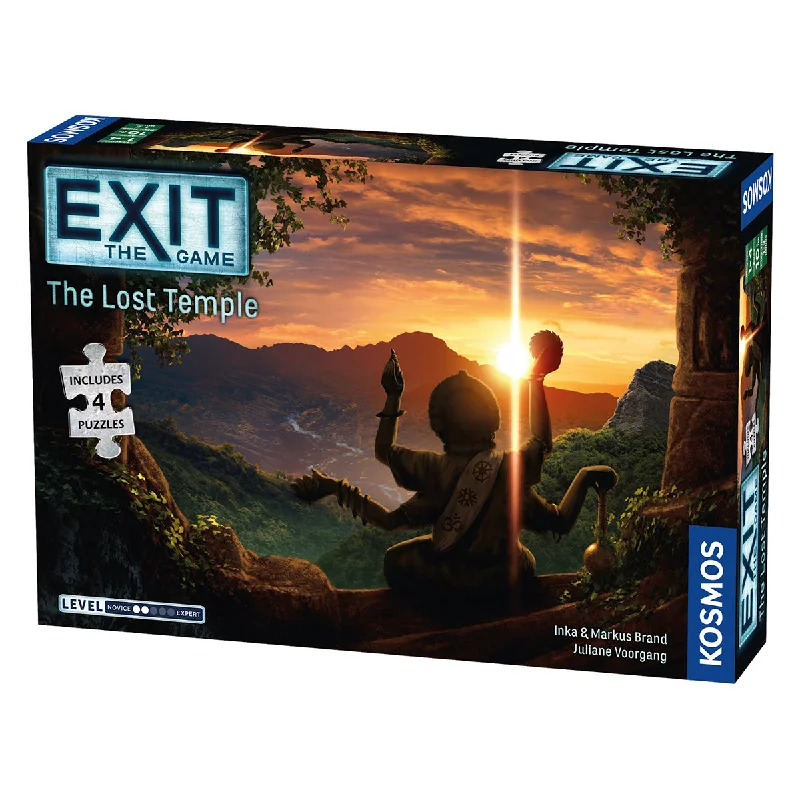 Exit the Game The Sacred Temple Jigsaw Puzzle and Game