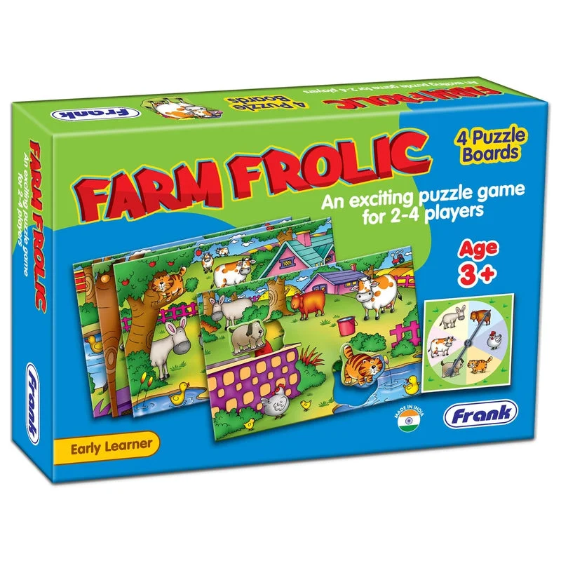 Farm Frolic Early Learning Puzzle Game