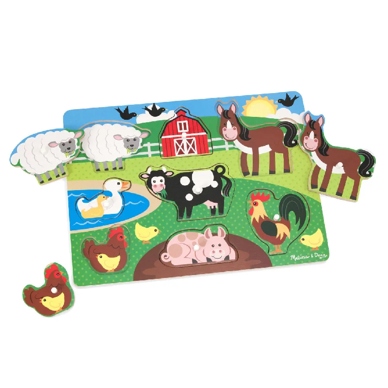 Farm Peg Puzzle - 8 pieces