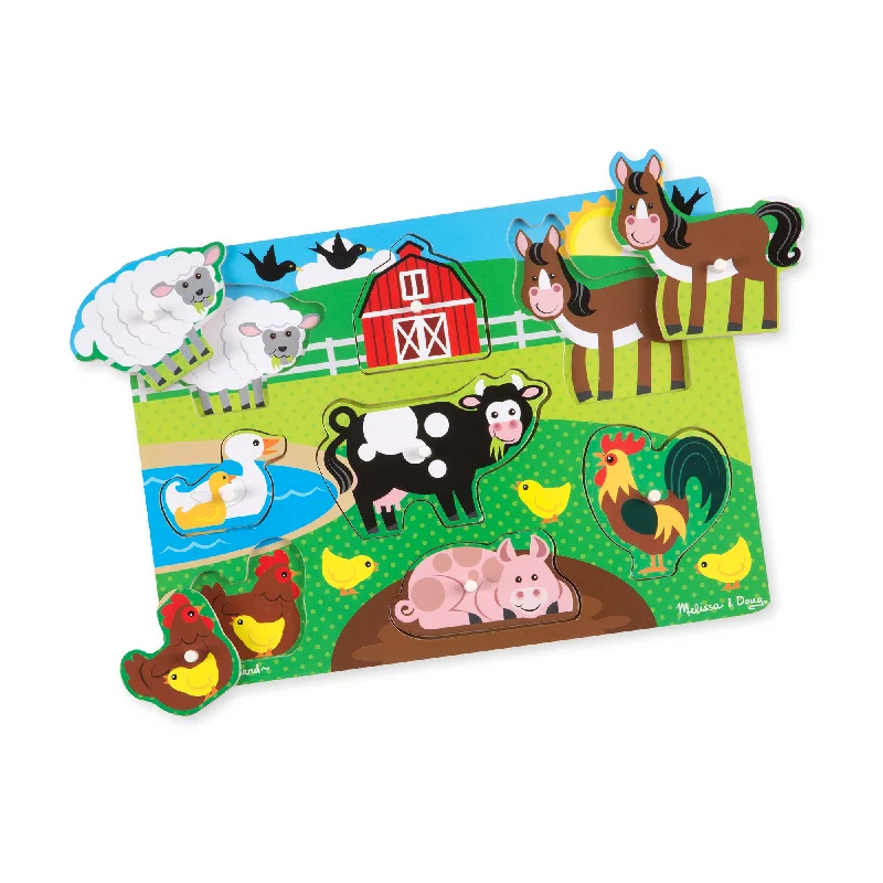 Farm Peg Puzzle 9050