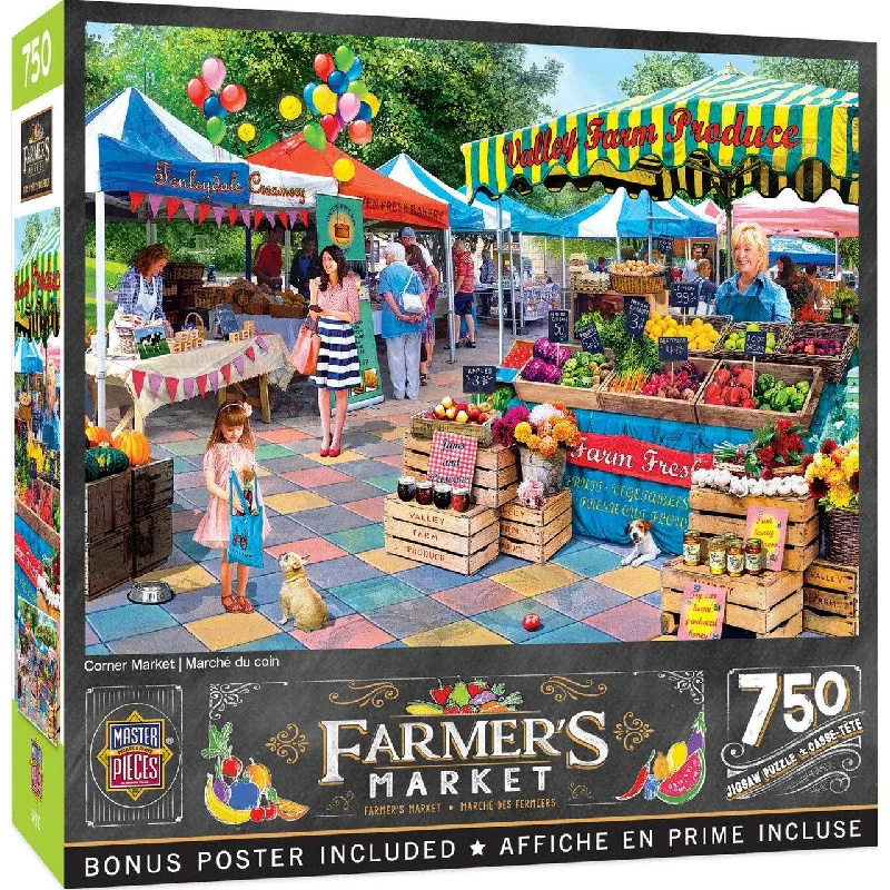 Farmer's Market - Corner Market - 750 Piece Puzzle