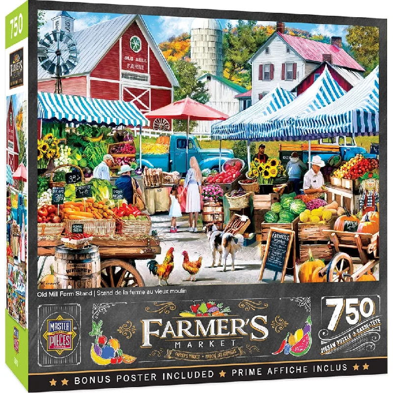 Farmer's Market - Old Mill Farm Stand - 750 Piece Puzzle