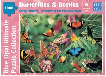 Garry Fleming Butterflies & Beetles 1000pc Jigsaw Puzzle