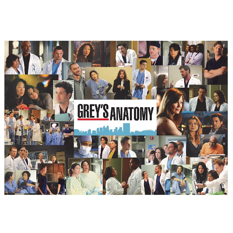 Grey's Anatomy Collage 1000 Piece Jigsaw Puzzle