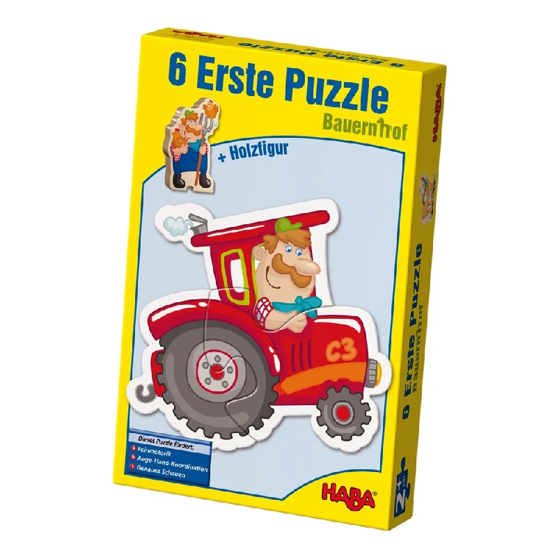 xHABA 6 Little Hand Puzzles Farm