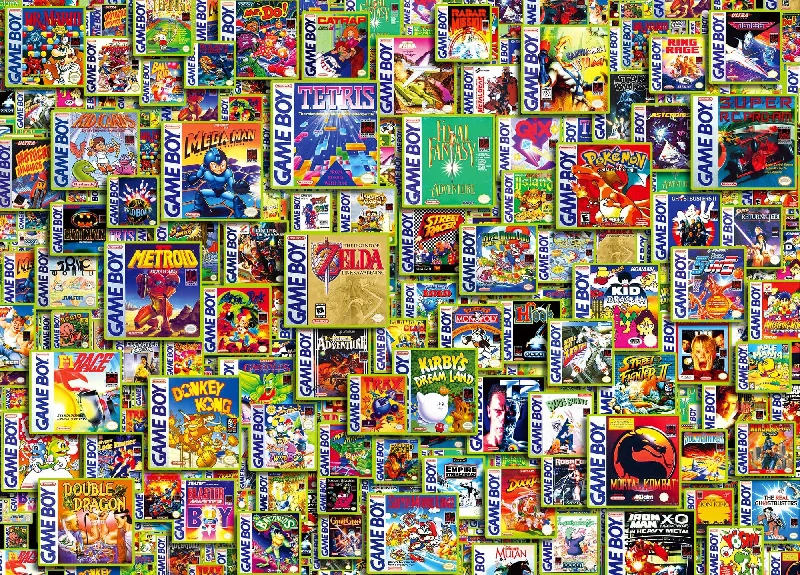 Handheld Haven Retro Games 1000-Piece Jigsaw Puzzle