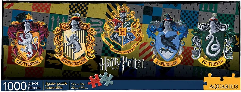 Harry Potter Crests Slim 1000-Piece Jigsaw Puzzle