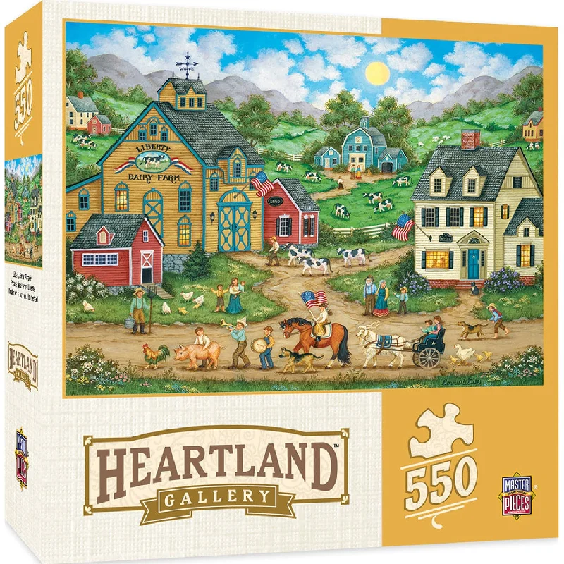 Heartland Collection - Liberty Farm Parade - 550 Piece Puzzle