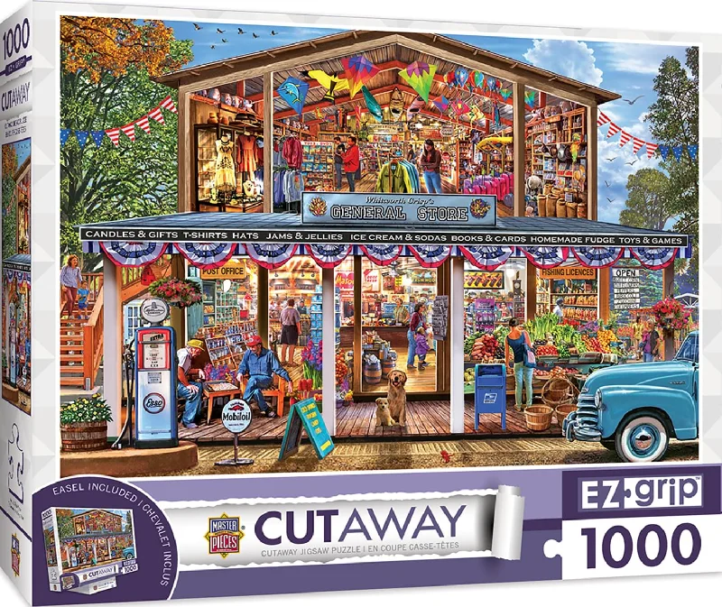 Hometown Market 1000 Piece Large EZ Grip Jigsaw Puzzle