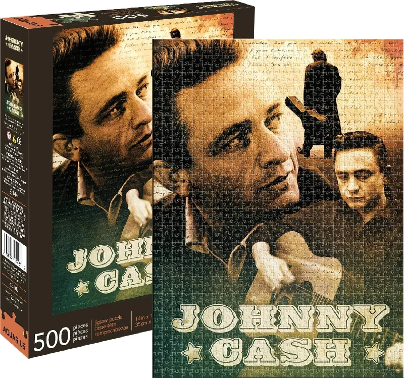 Johnny Cash 500 Piece Jigsaw Puzzle