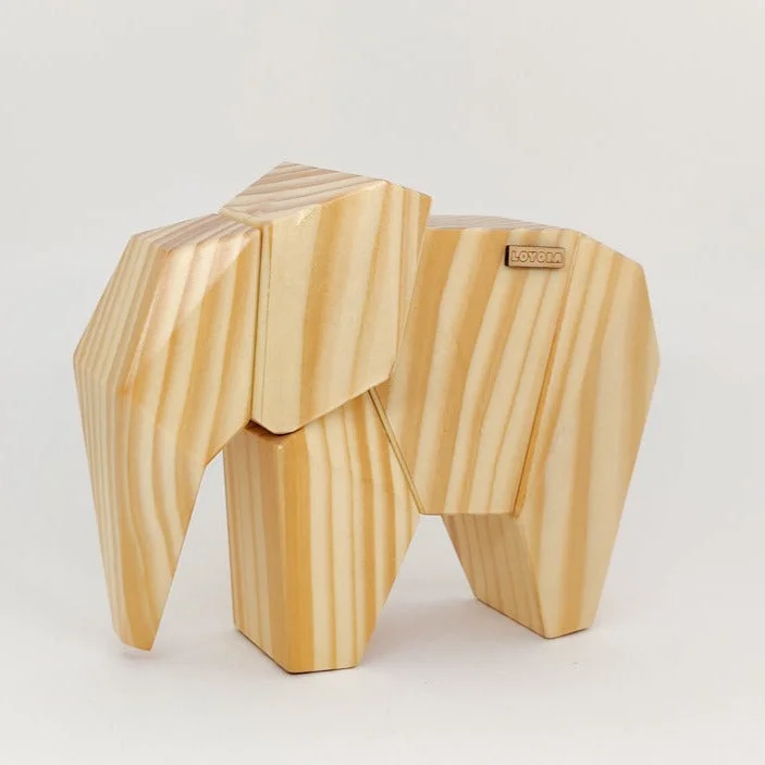 Jumbo Elephant - Wooden Magnetic Puzzle