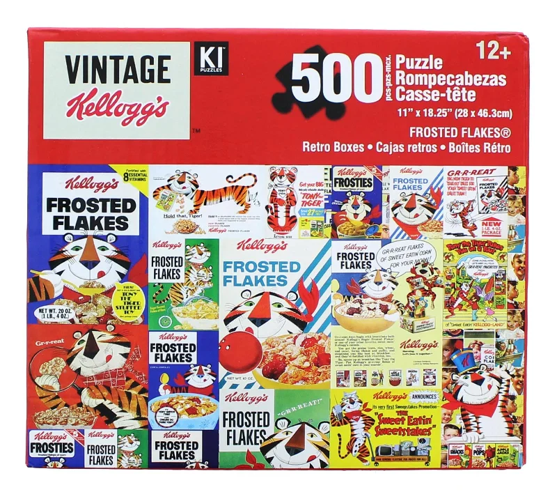 Kellogg's Vintage Frosted Flakes 500 Piece Jigsaw Puzzle