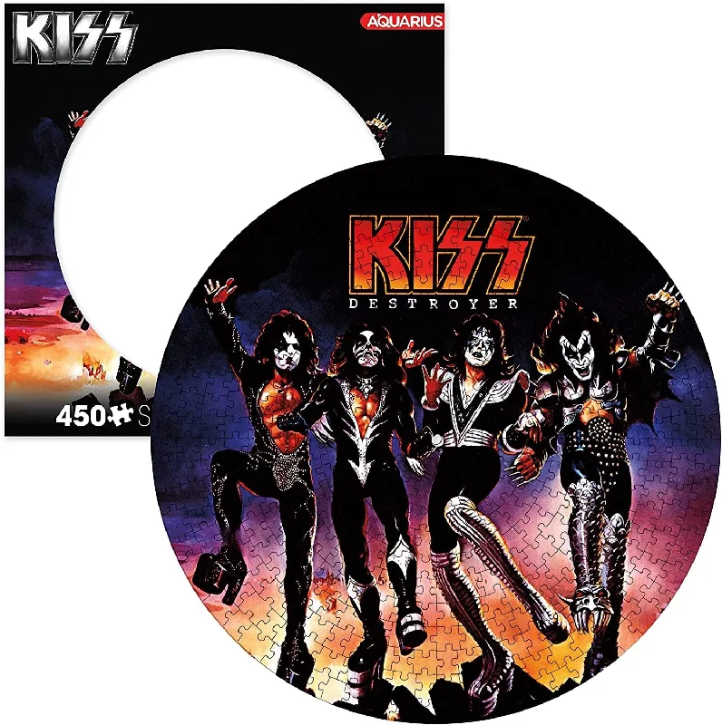 KISS Destroyer 450 Piece Record Disc Jigsaw Puzzle