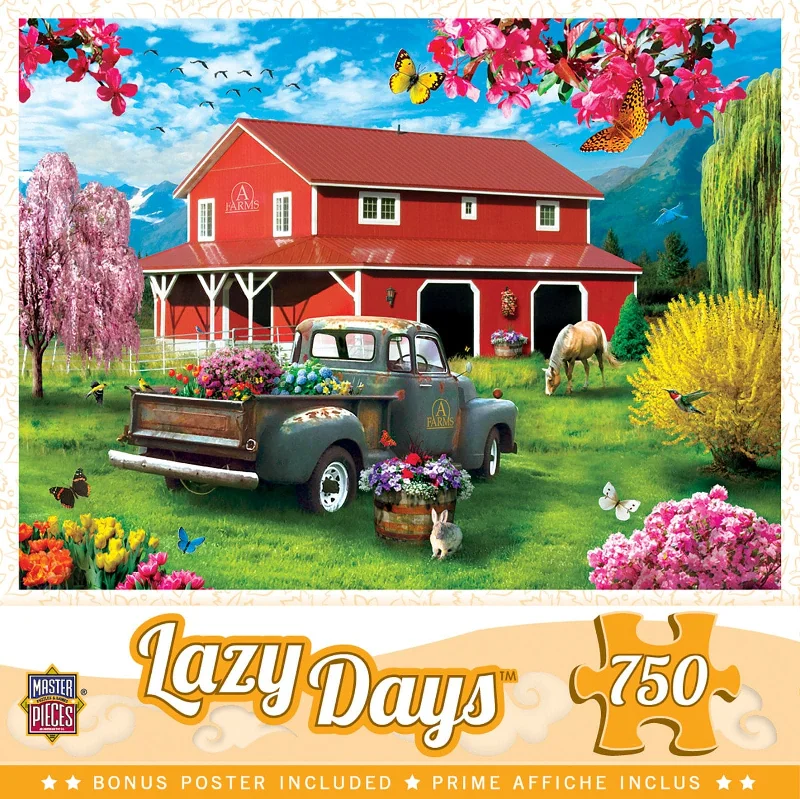 Lazy Days - A Farm's Alive - 750 Piece Puzzle