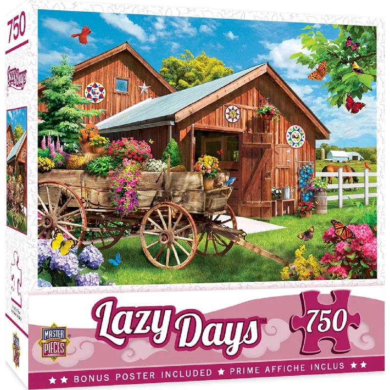 Lazy Days - Flying to Flower Farm - 750 Piece Puzzle