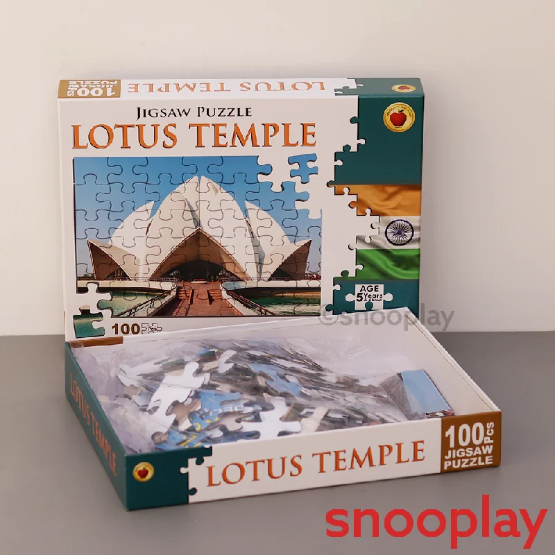 Lotus Temple Jigsaw Puzzle (100 Pcs)