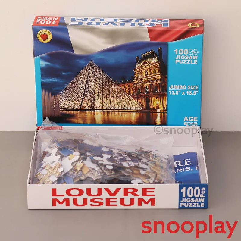 Louvre Museum Jigsaw Puzzle (100 Pcs)