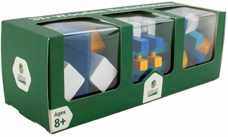 LPG 3D Wooden Brainteaser Triple Pack