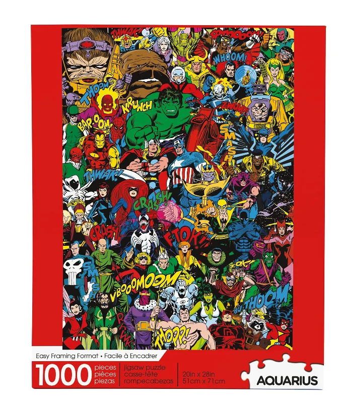 Marvel Retro 1000 Piece Jigsaw Puzzle