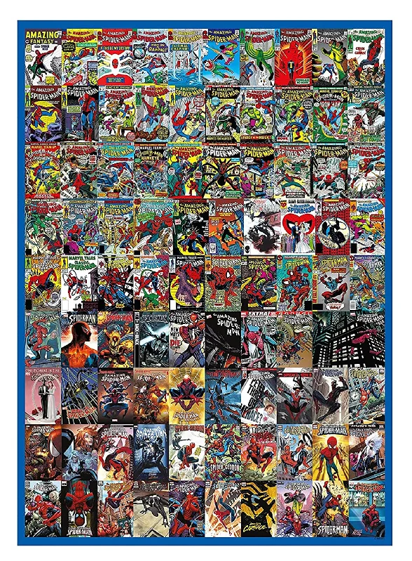 Marvel Spider-Man Covers 1000 Piece Jigsaw Puzzle