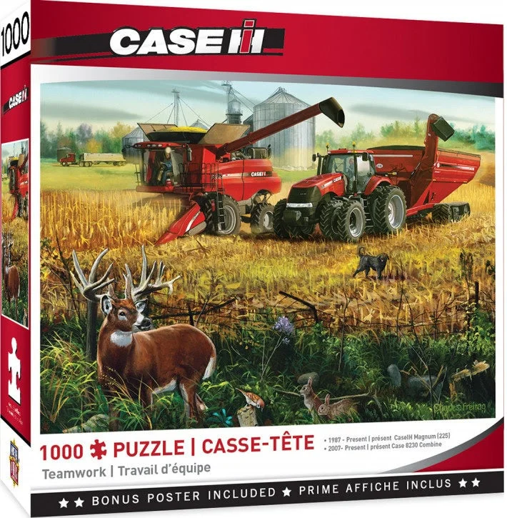 Masterpieces Puzzle Farmall Teamwork Puzzle 1,000 piece Jigsaw Puzzle