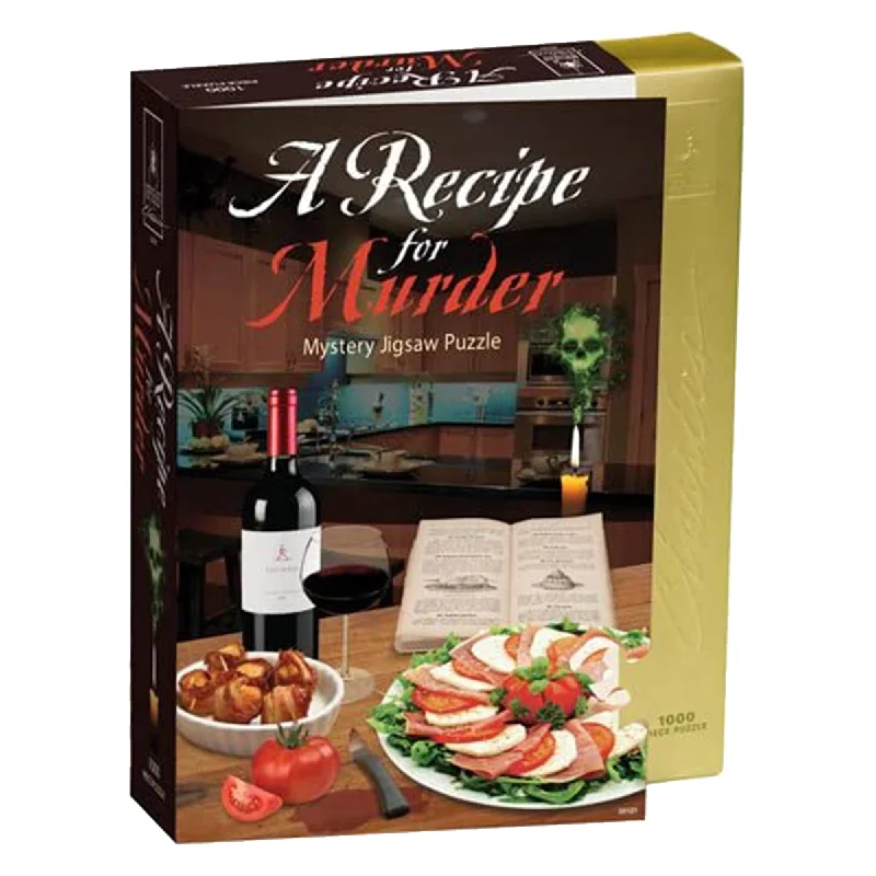 Murder Mystery Jigsaw Puzzles A Recipe for Murder