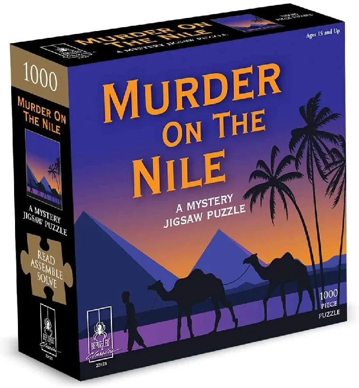 Murder On The Nile 1000 Piece Mystery Jigsaw Puzzle